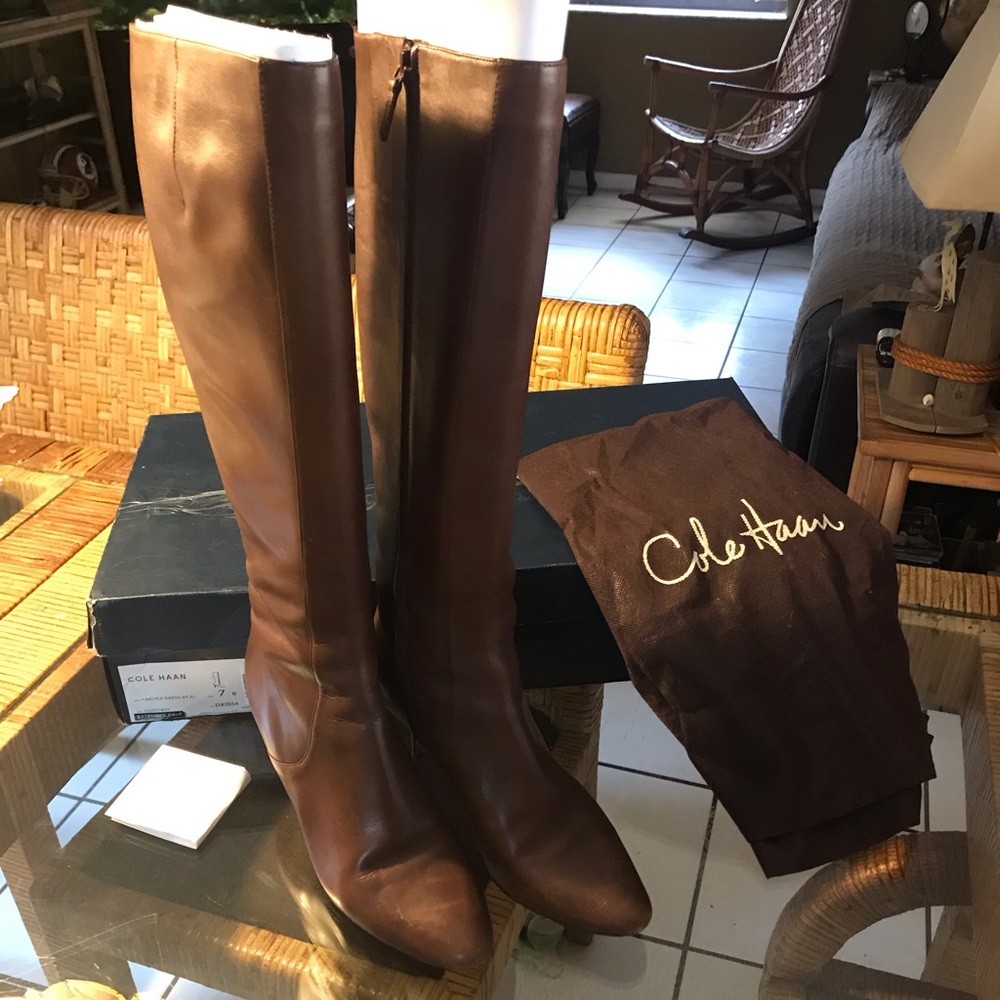 Cole Haan Carlyle Extended Calf Knee High Boot